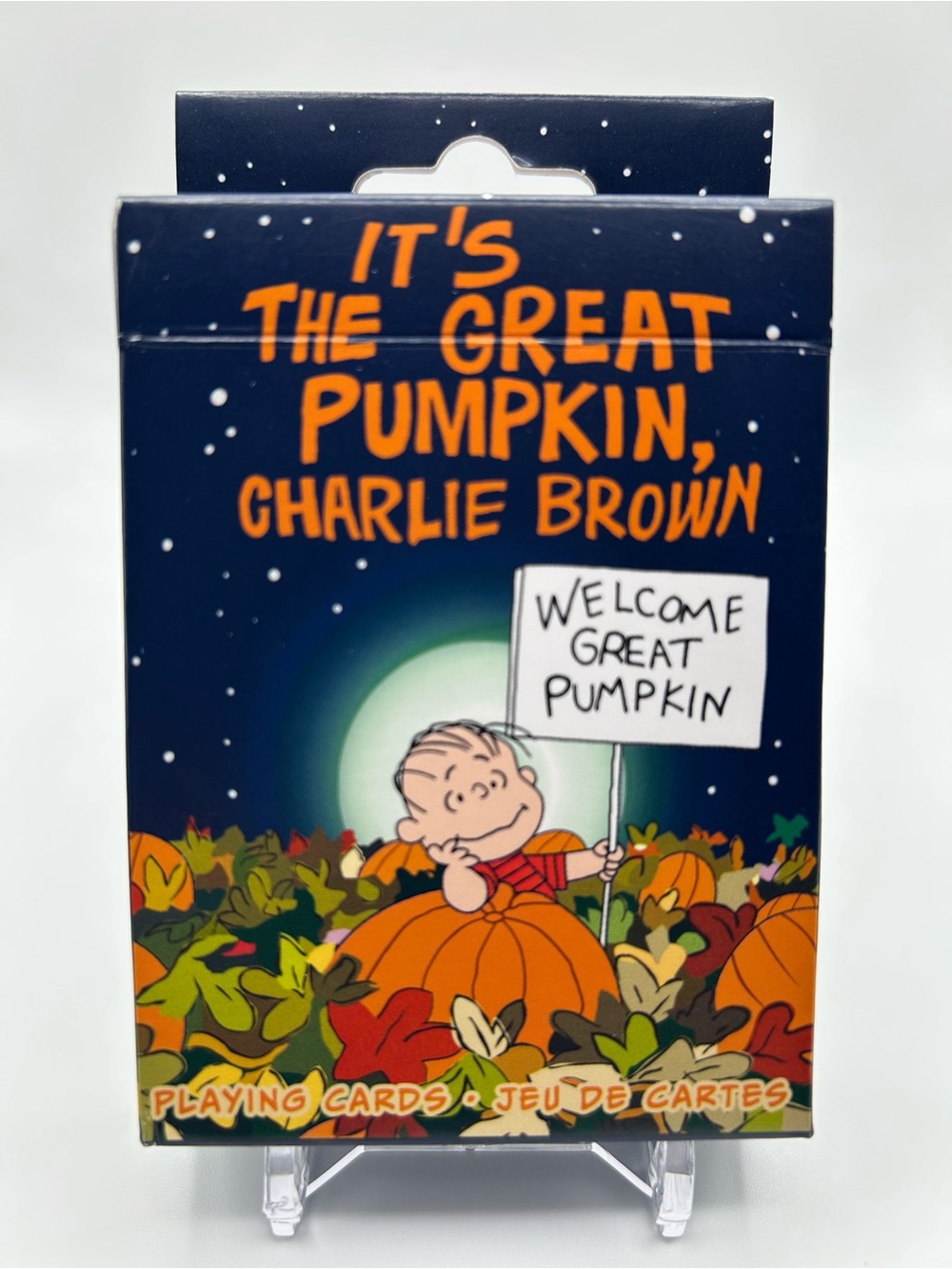 Peanuts 'It's the Great Pumpkin, Charlie Brown' Playing Cards NIB